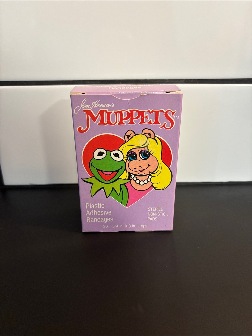 Vintage 1988 Jim Henson’s Muppets Adhesive Bandages Full Box